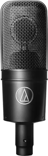 Audio-Technica AT 4040 SM Studio Microphone Large Diaphragm Microphone with Spider Black