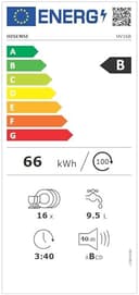 Hisense HV16B, Lavastoviglie integrata, Classe B, 16 Coperti, 40db, 8 programmi, controllo touch, fast cleaning, Apertura automatica della porta, Indicatore del tempo rimanente, 9,5L - 12
