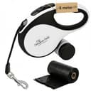 Zenova Pets Guinzaglio Avvolgibile 8 m – Guinzaglio Retrattile con Portasacchetti – Lunga Guinzaglio per Cani Piccoli Medi e Grandi – Nastro a 360° Manico Antiscivolo e Pulsante Freno Rapido - 1