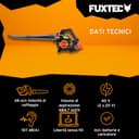 FUXTEC Soffiatore/Aspirafoglie a Batteria 40V 2-in-1 FX-E2LBSSET, Set Completo con 2 Batterie 2Ah e Doppio Caricatore, Potenza 685 m³/h, Impugnatura Ergonomica, Regolatore di Velocità - 3