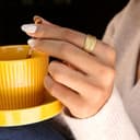 Meissa Anello Regolabile Donna Anello Argento 925 Anelli Oro pollice Impilabile Anelli fascia moda Gioielli d'autunno Regalo Donna Compleanno con Confezione, Argento - 4