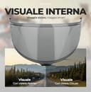 Everalo Visiera Compatibile con Shoei Nxr 2 - Z8 - Xspr Pro - X15 - Cwr F2 (Light Fume') - 7