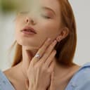 Anillo de Piedra Lunar en Plata de Ley 925, Hecho a Mano, Adramata, Anillo de Declaración para Pulgar Brillante - 3