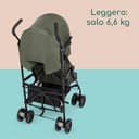 Bebeconfort Rainbow Passeggino Leggero e Reclinabile, Pieghevole Chiusura ad Ombrello, Passeggino da Viaggio Maneggevole e Compatto, 6 mesi - 4 anni, Fino ai 22 kg, colore Mineral Green - 5