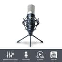 Marantz Professional MPM-1000 - Microfono da studio a condensatore XLR con supporto da tavolo e cavo per podcast, streaming, canto, telelavoro e giochi - 9