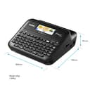 Brother PT-D610BT Vielseitiger Desktop-Etikettendrucker, P-Touch Desktop-Etikettierer, QWERTY-Tastatur, sehr langlebige Etiketten bis zu 24 mm breit, UK-Stecker - 2