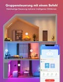 Govee Smart Glühbirne E27, 1000LM RGBWW Lamp App dimmbar, Wi-Fi & Bluetooth Smart Bulbs 9W, 54 Szenen, 16 Millionen DIY-Farben, Kompatibel mit SmartThings, Matter, Alexa und Google Assistant, 1 Stück - 8