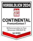 CONTINENTAL - PremiumContact 7-235/55 R 18-100V/C/A/71dB - Sommerreifen - 4
