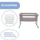 Chicco Next2Me Essential Culla Neonato Fianco Letto, Culla Co-Sleeping, Compatibile con Diversi Letti, Altezza Regolabile, Buona Circolazione dell'Aria, Materasso e Borsa inclusi, 0-6 Mesi, Beige - 8