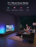 Govee RGBIC TV Light Bars, WiFi TV Backlight with Double Lighting Beads, 38cm, with Multiple Placement Options Suitable for 45-70 inch Television, Work with Alexa and Google Assistant, White - 5