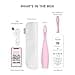 FOREO ISSA 4 Sonic Electric Toothbrush – 4-in-1 Rechargeable Tooth Brush with Extra Brush Head for 12 Months Use, Soft Bristles, Electric Toothbrush Head Replacement, Whitening Teeth - Pearl Pink - 6