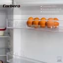 Corbero - Frigorífico Combi | CCH324EW | No Frost | 293L | 186 cm | Cajón Crisper | Estantes de cristal ajustables | Hueveras y Cubiteras | Luz Led | Blanco - 5
