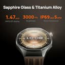 HUAWEI WATCH GT 6 Pro GPS Smart Watch 46mm, Pro Cycling Mode, Fitness Watch, Heart Rate Monitor, Fitness Tracker, Running Watch, Step Counter, 21-Day Battery, AMOLED, Titanium, iOS & Android, Black - 5