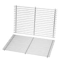 BBQ-Yummy Griglia in acciaio inox 7639 per Weber Spirit 300 Series, E310 320 S310 S320 (con manopole anteriori), 44,2 x 30 cm, pezzi di ricambio per barbecue Weber 7527 7525 7638, 2 pezzi - 1