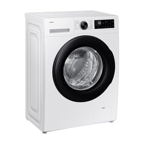 Samsung WW90DG5G34AEEG Washing Machine WW5100D SLIM, 9 kg, Energy Efficiency Class A (-10%), Only 48 cm Deep, Steam Programme, AI Energy Mode, Ecobubble, WiFi, Microplastic Program, AI Wash