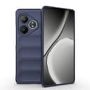 ESTH® Custodia Silicone Liquido per Realme GT 6T 5G/Realme GT Neo6/GT Neo6 SE con Protezione Anti-Germi e Fodera in Microfibra, Cover in Silicone a Antiurto 360°, Blu scuro - 1