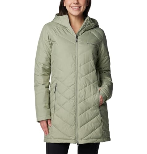 Columbia Heavenly Women's Long Hooded Jacket, 2024 Safari