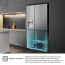 Hisense RS818N4TIE Frigorifero Side By Side, 632 L, Classe E, Inox - 5