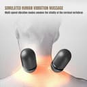 Fisiorest 3 in 1 Neck Massager, Heated Massage Neck Pillow, Cervical Massage Traction Bed Back Pillow, Sleeping Cervical Massage Pillow, Relax Cervical Vertebra (Black) - 4