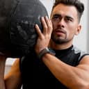 Oielai Sports Strap Compatible with Apple Watch Ultra 3 Strap, Ultra 2 and Ultra 49mm for Men, 26mm Wide Soft Silicone Band for iWatch Series 11 10 9 8 7 6 5 4 3 2 1, SE 3 2 1, Black/Orange - 6