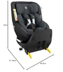 Maxi-Cosi Mica Pro Eco Seggiolino Auto Isofix Girevole 360° Per Bambini 0-4 Anni (40-105 Cm), ClimaFlow, Protezione dagli impatti laterali G-CELL, Omologato I-Size R129, Authentic Graphite - 7