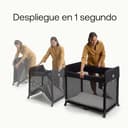 Bugaboo Stardust, 2 en 1: Parque Infantil Plegable y Cuna de Viaje compacta con colchón, desplegado en 1 Segundo, Bolsa de Transporte, Desde recién Nacidos hasta niños pequeños, Midnight Black - 6