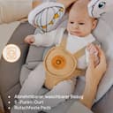 LIONELO Bella Set 2-in-1 Elektrische Babywippe mit Babywanne 360o für Babys bis 9 kg, verstellbare Rückenlehne, 5 Schaukelgeschwindigkeiten Anti-Rutsch Sicherheitsgurt - 8
