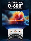 TECKNET VR Headset for Phone, Virtual Reality Headsets with HD 110°FOV Anti-Blue Light Lenses & Adjustable Gears, 3D VR Headset for Kids Compatible iPhone Samsung Android 4.7-7.2" - 3