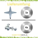 HRobotic Accessoires Messer 25 cm mit 4 Klingen für die Ambrogio L60 Basic, Deluxe, Elite Serie - 6