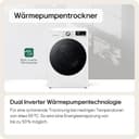 LG V9R09TC Wärmepumpen-Trockner 9 kg Kapazität, Sensor Dry, Allergy Care, Smart Diagnosis, Weiß - 3