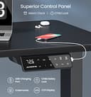 MAIDeSITe Scrivania Regolabile in Altezza, con un' altezza regolabile compresa tra 72 e 120 cm, dotata di 2 motori potenti e 4 tasti di memoria - T2 Pro - 6