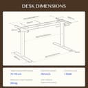 FLEXISPOT E1 PRO Tavolo Regolabile in Altezza a 2 Motori con Memoria Intelligente, Standing Desk Elettrico Motorizzato - 2