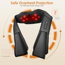 Brelley Masajeador Cervical y Espalda, Masaje con Calor Relajante, Ideal para Aliviar el Dolor Muscular, Regalo para Mujeres y Hombres, Mamá y Papá - 4