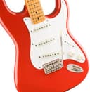 Squier by Fender Classic Vibe '50s Stratocaster Electric Guitar, Maple Fingerboard, Fiesta Red, a Tribute to the Iconic 1950s Strat - 4