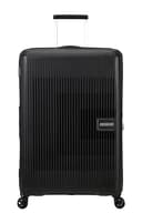 American Tourister Aerostep - Spinner L, Valigia Espandibile, 77 cm, 101.5/109 L, Nero (Black) - 2
