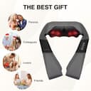 Nekteck Shiatsu Neck Back Massager with Heat for Pain Relief, Electric Deep Tissue 3D Kneading Shiatsu Massager for Neck, Back, Shoulder, Suitable for Women and Men - 6