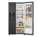 LG GSXE91EVAD Frigorifero Americano Side by Side InstaView Door-in-Door, Classe D, 628 L, Wi-Fi, Frigorifero con Dispenser Acqua UVnano Senza Allaccio, Tecnologia Door and Linear Cooling, Acciaio Nero - 22