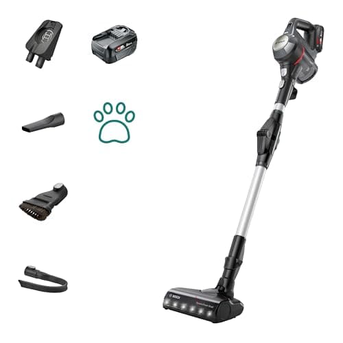 Bosch Unlimited 7 BCS711GB ProHome MultiUse Lightweight Cordless Vacuum Cleaner with Flex Tube & Accessories, 1 Battery 40 minutes runtime - Anthracite
