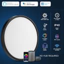 ANTENLICHT LED Deckenlampe Smart 24W Kompatibel mit Alexa und Google Assistant Ø30cm, Steuerbar via App mit 16 Millionen DIY Farben, Wifi Deckenleuchte mit Fernsteuerung für Schlafzimmer, Wohnzimmer - 2