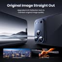 Hoerrye für iPhone 17 Pro Kameraschutz - [12FT Zersprungsicher Militärqualität] [Starke Adsorption] Metall 9H+ gehärtetes Glas Kamera-Display Vollschutzabdeckung Hülle-kompatibel, Blau - 3