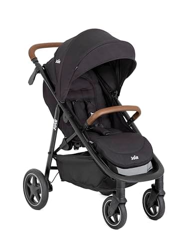 Sillas de paseo marca Joie. Modelo Buggy & Sportwagen Mytrax Pro bis 22 kg belastbar mit Teleskopschieber, Getränkehalter & Regenschutz - Shale