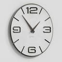 Giallobus - Orologio Bilay - Simple relief - Legno Mdf - Premium 45x45cm - n.02 Wall - Artigianale Made in Italy - Silenzioso - Idea regalo - Moderni doppio livello - 2