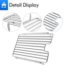 Grillflame S83012 Infrarot Seitenbrenner Gitter Ersatzteile für Napoleon Prestige 500 RSIB Grill Seitenbrenner Rost Pro 500 665 RSIB Rogue SE 425 525 625 LEX 485RSIB Stahl Seite Infrarot Sear Grate - 7