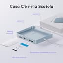 PULWTOP USB C HUB Per iMac 24“ 2021/2023/2024,7 In 1 HUB USB Per iMac M1/M3/M4, Accessori iMac Con USB C 10Gbps,3*USB A,Lettore Di Schede SD/TF,Supporto Espandere M.2 NVME SSD(Non Incluso),Azzurro - 6