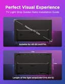 Govee LED TV Backlight, 2.4M RGBIC Backlight for 40-50 inch TV, Smart LED Strip with Bluetooth Wi-Fi and App Control, Works with Alexa and Google Assistant, Music Sync, 76 Profiles - 8
