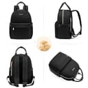 LOVEVOOK Kleiner Rucksack Damen Klein Cityrucksack Handtasche 2 in 1 Wasserdicht Tagesrucksack Mini Backpack Women Elegant Casual Daypack für Reise Freizeit Einkauf Arbeit - 6