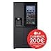 LG GSXE91EVAD Frigorifero Americano Side by Side InstaView Door-in-Door, Classe D, 628 L, Wi-Fi, Frigorifero con Dispenser Acqua UVnano Senza Allaccio, Tecnologia Door and Linear Cooling, Acciaio Nero - 2