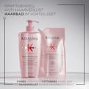 Kérastase Genesis Bain Hydra-Fortifiant Nachfüllset, Kräftigendes Shampoo bei Haarverlust durch Haarbruch, Enthält: Genesis Bain Hydra-Fortifiant 500 ml im Pumpspender sowie 500-ml-Nachfüllpackung - 2