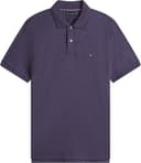 Tommy Hilfiger Polo de algodón líquido REG Seasonal MW0MW39994 S/S para Hombre, Color Morado, Talla XL, Morado (Mulberry Haze Heather), XL - 5