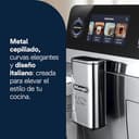 De’Longhi Eletta Ultra – Cafetera Superautomática con Jarra de leche automática, 50+ Bebidas Calientes y Frías, Silent Technology, Pantalla Táctil a Color, Color Metal (ECAM472.85.MB) - 8